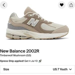 New Balance 2002R Timberwolf Sneakers